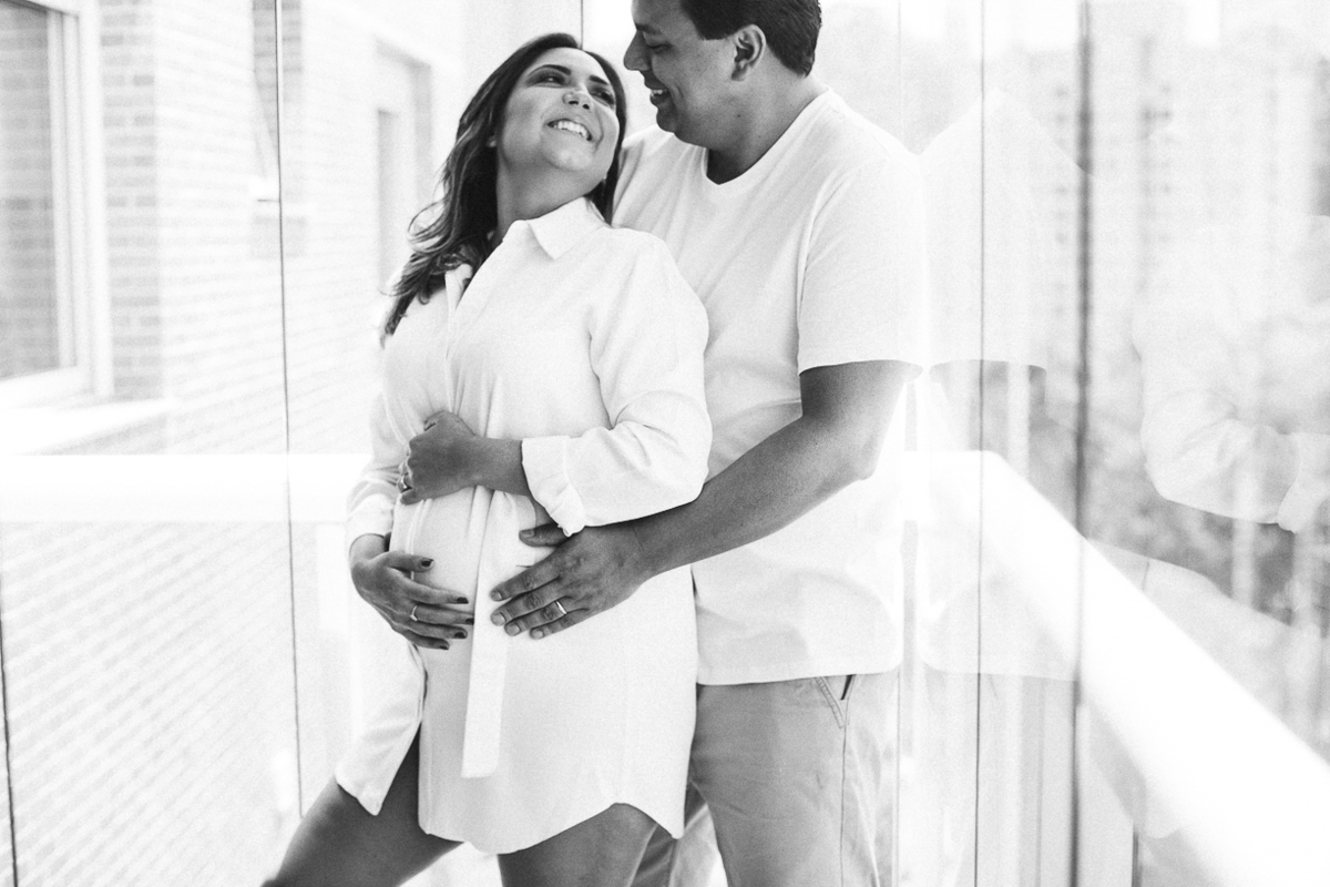 fotografia de gestante natural