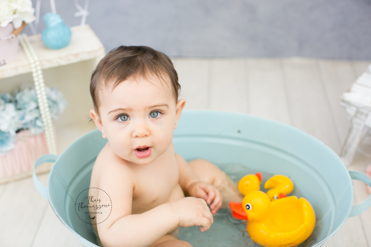 sessão de smash the cake