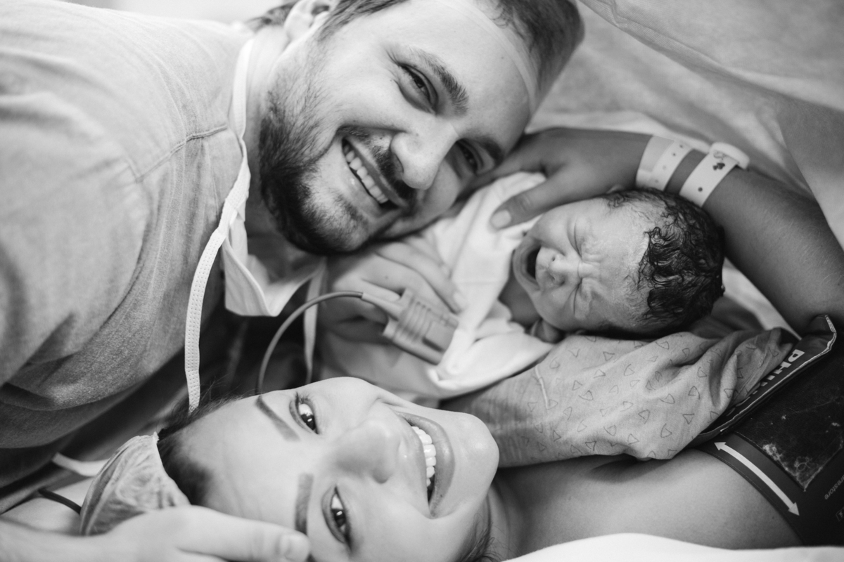 fotografia de familia no parto