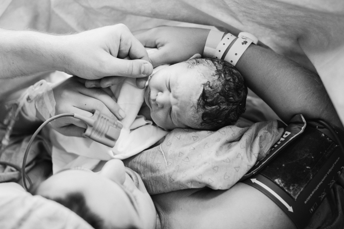 o primeiro colo - parto