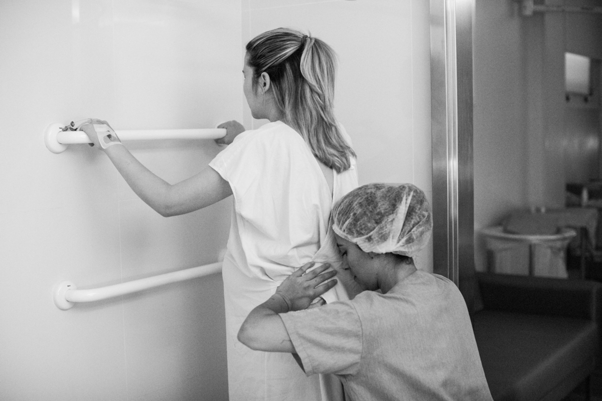 fotografia de sala de parto