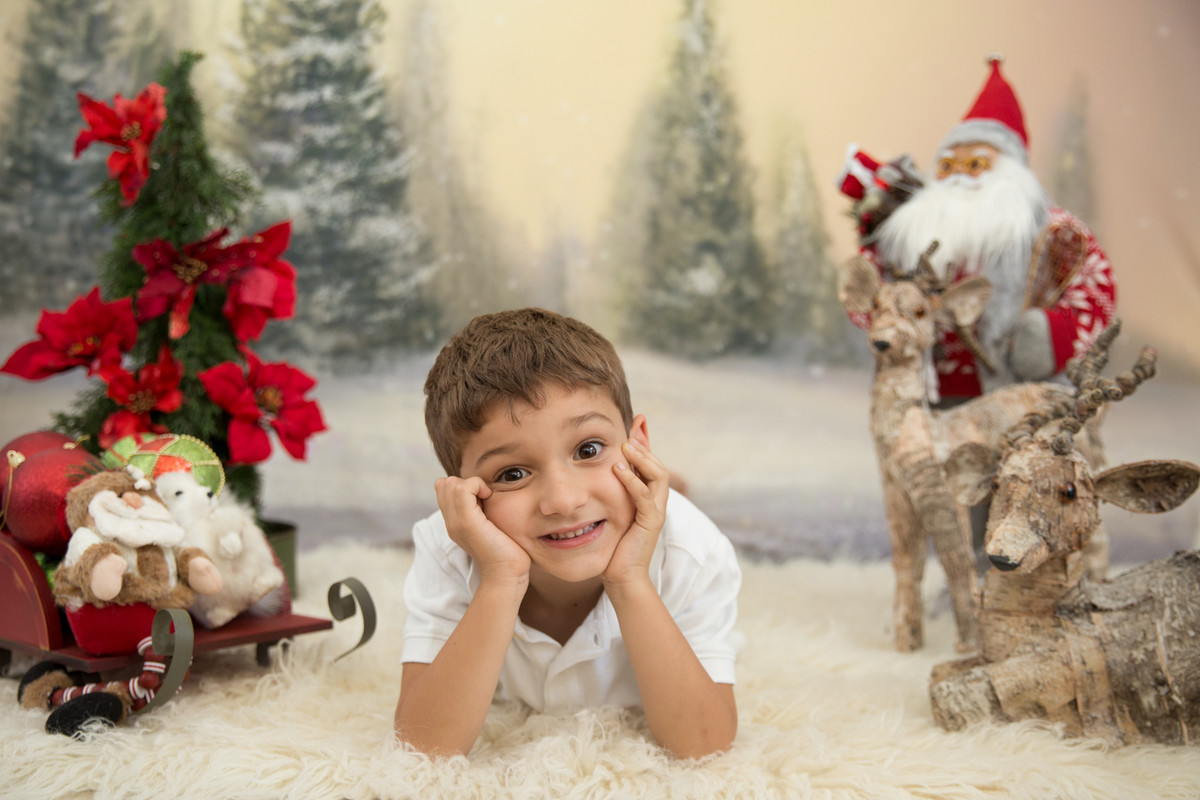 mini ensaio de fotos de natal