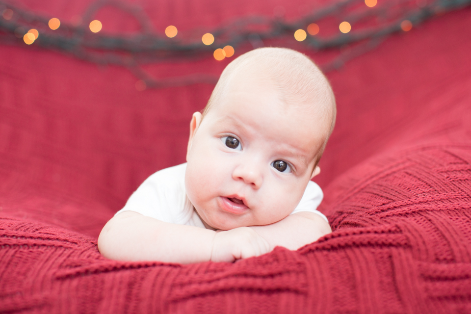 fotografia de bebe de natal
