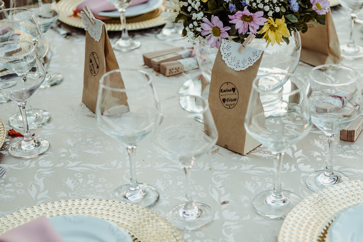 decoración novedosa para casamiento