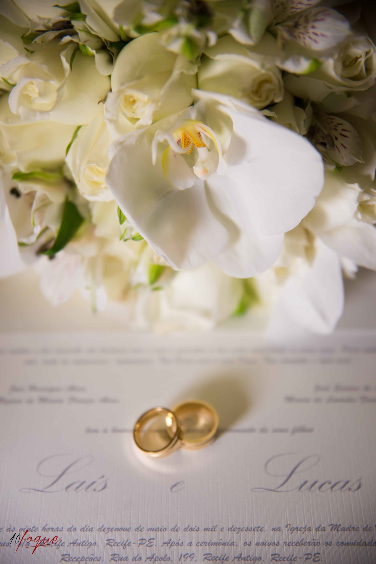 Buque do casamento de Lais e Lucas realizado em Recife - Pernambuco