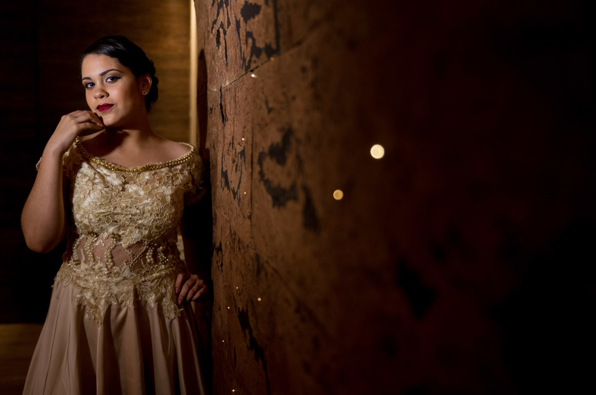 Debutante Ester na sua linda festa de 15 anos realizada em Recife.