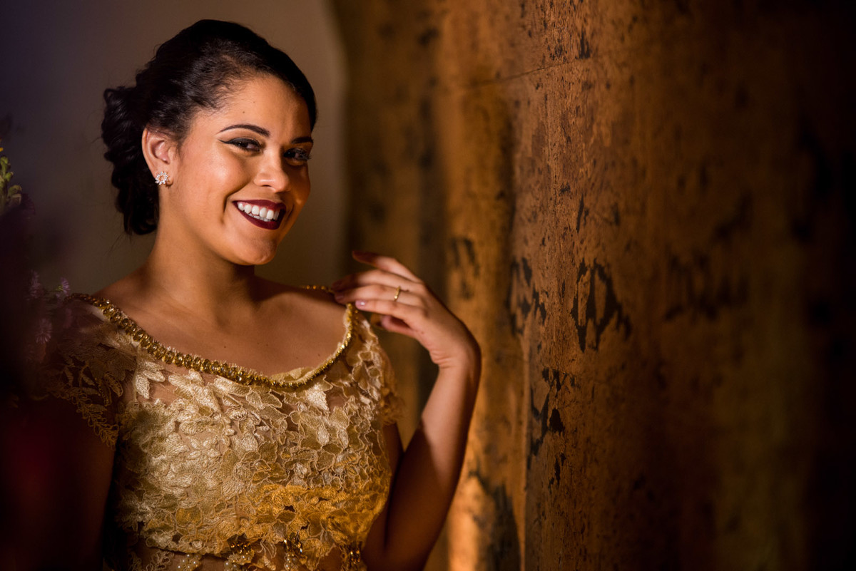 Debutante Ester na sua linda festa de 15 anos realizada em Recife.