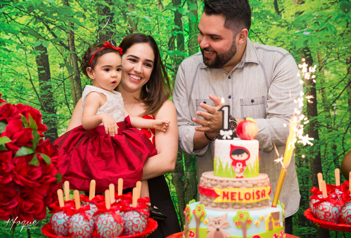 Alegria na hora dos parabéns de Heloísa realizado em Recife