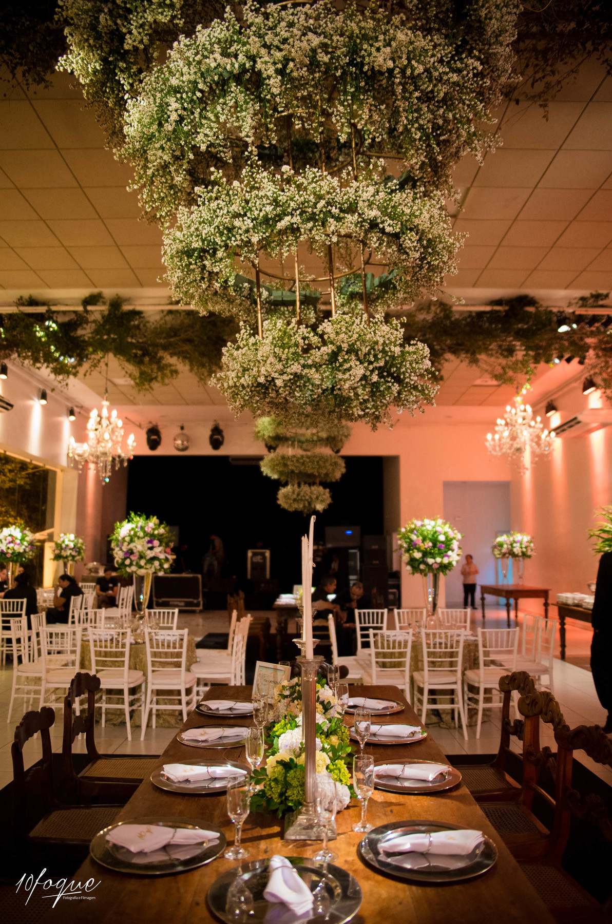 Decoração do casamento de Alliny e Wilton realizado em Recife - Pernambuco.