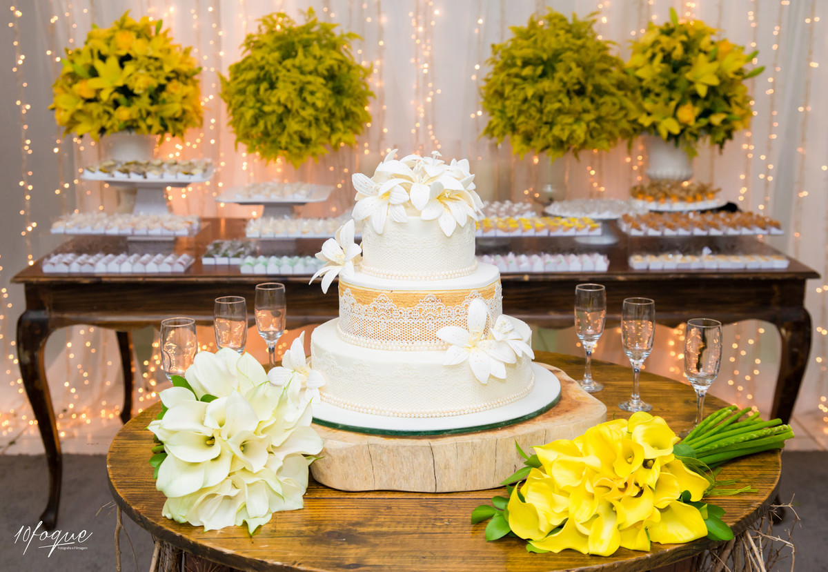 Decoração do casamento de Agislane e Adriano realizado em Recife - Pernambuco