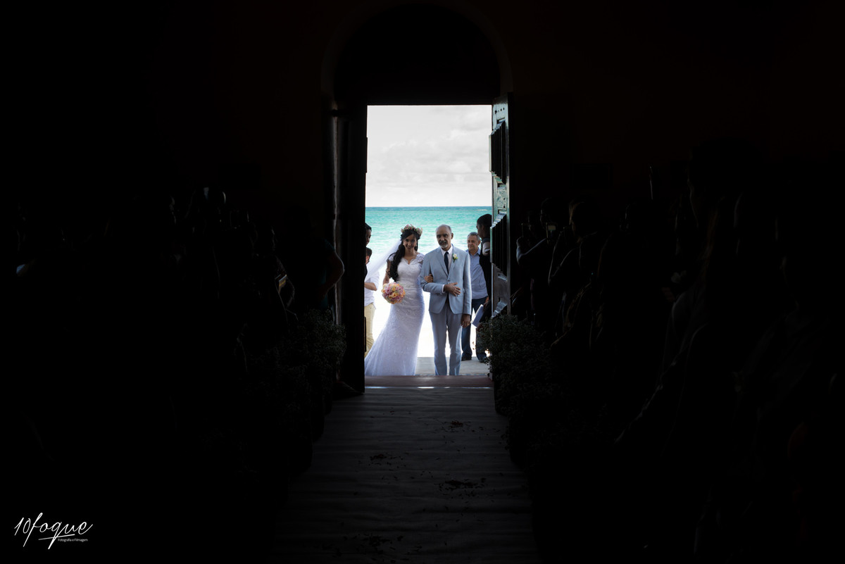 Entrada da noiva na Igreja
