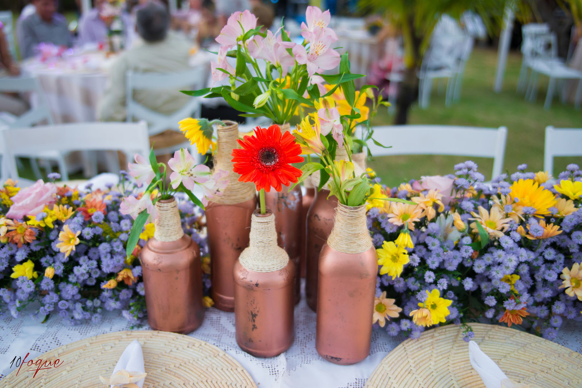 Decoração do casamento de Hayana e Daniel realizado em Recife - Pernambuco