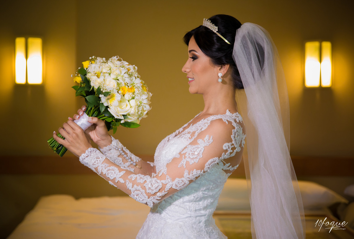 Vestido de noiva do casamento de Anna e Romero realizado em Recife - Pernambuco