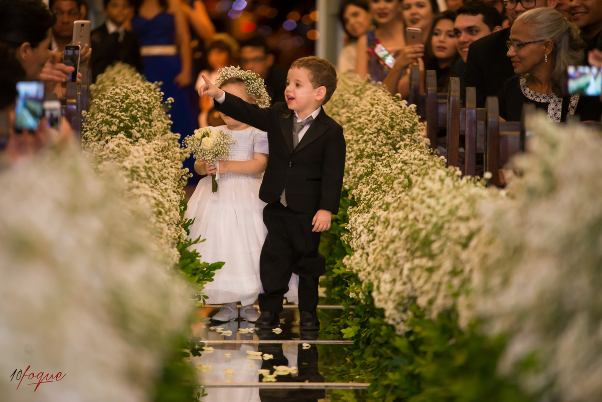 Decoração do casamento de Anna e Romero realizado em Recife - Pernambuco.
