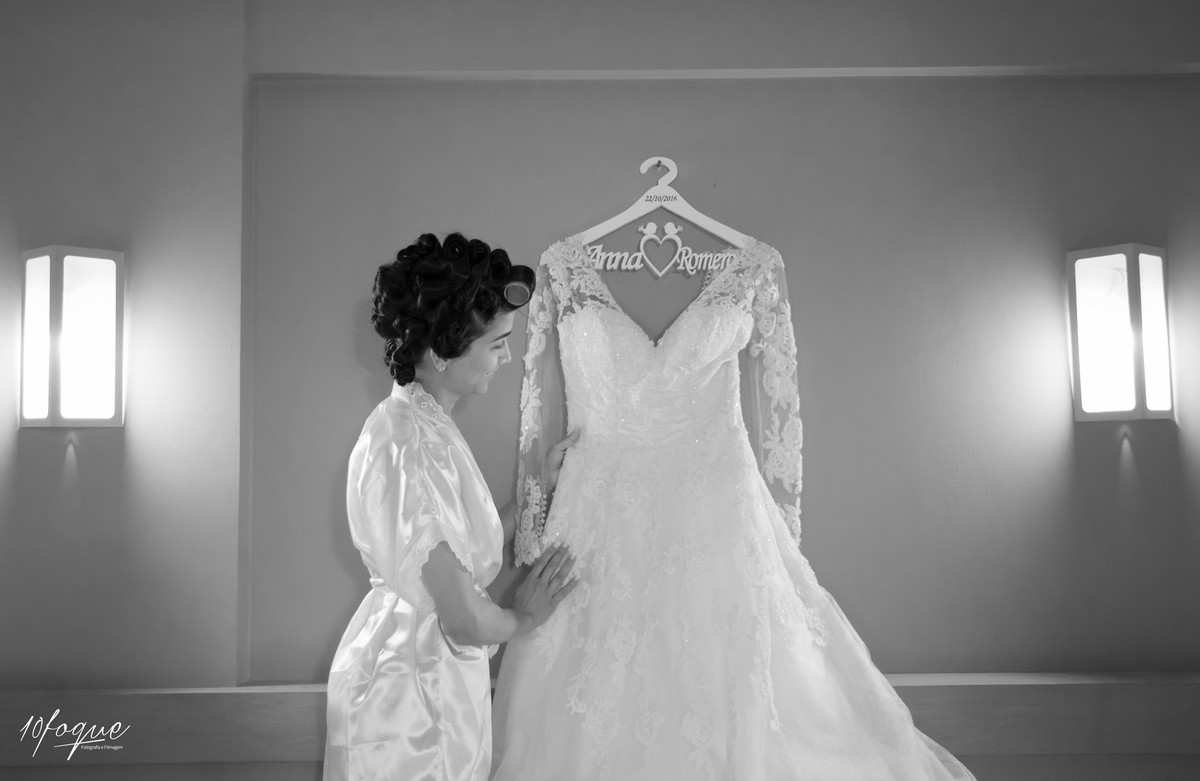 Vestido de noiva do casamento de Anna e Romero realizado em Recife - Pernambuco