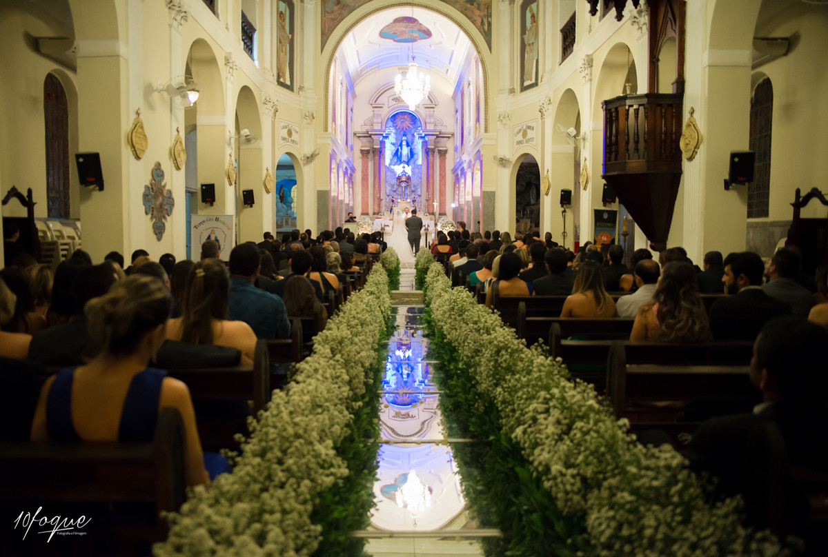 Decoração do casamento de Anna e Romero realizado em Recife - Pernambuco.