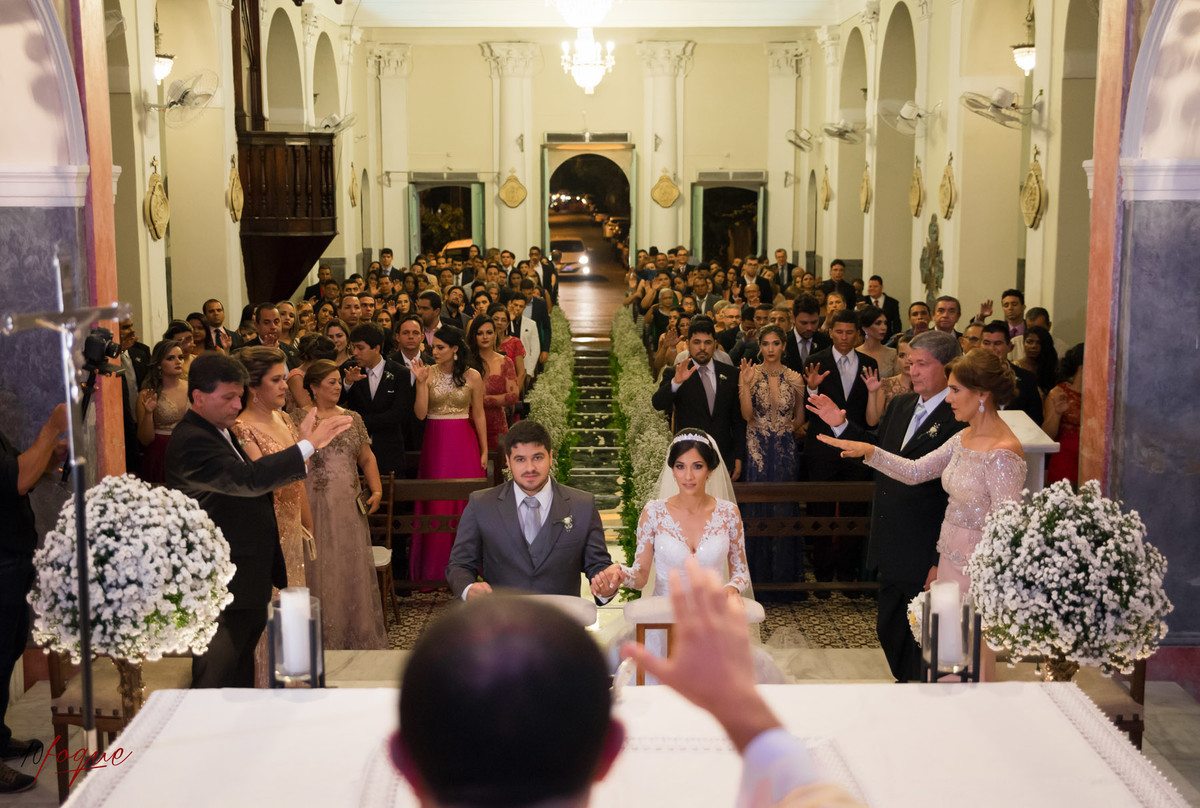 Muita emoção no casamento de Anna e Romero realizado em Recife - Pernambuco