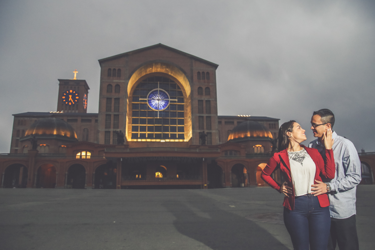 Ensaio de Casal Aparecida Fotografia de Casamento Basílica de Aparecida Ensaio Casal Santuário de Nossa Senhora Aparecida