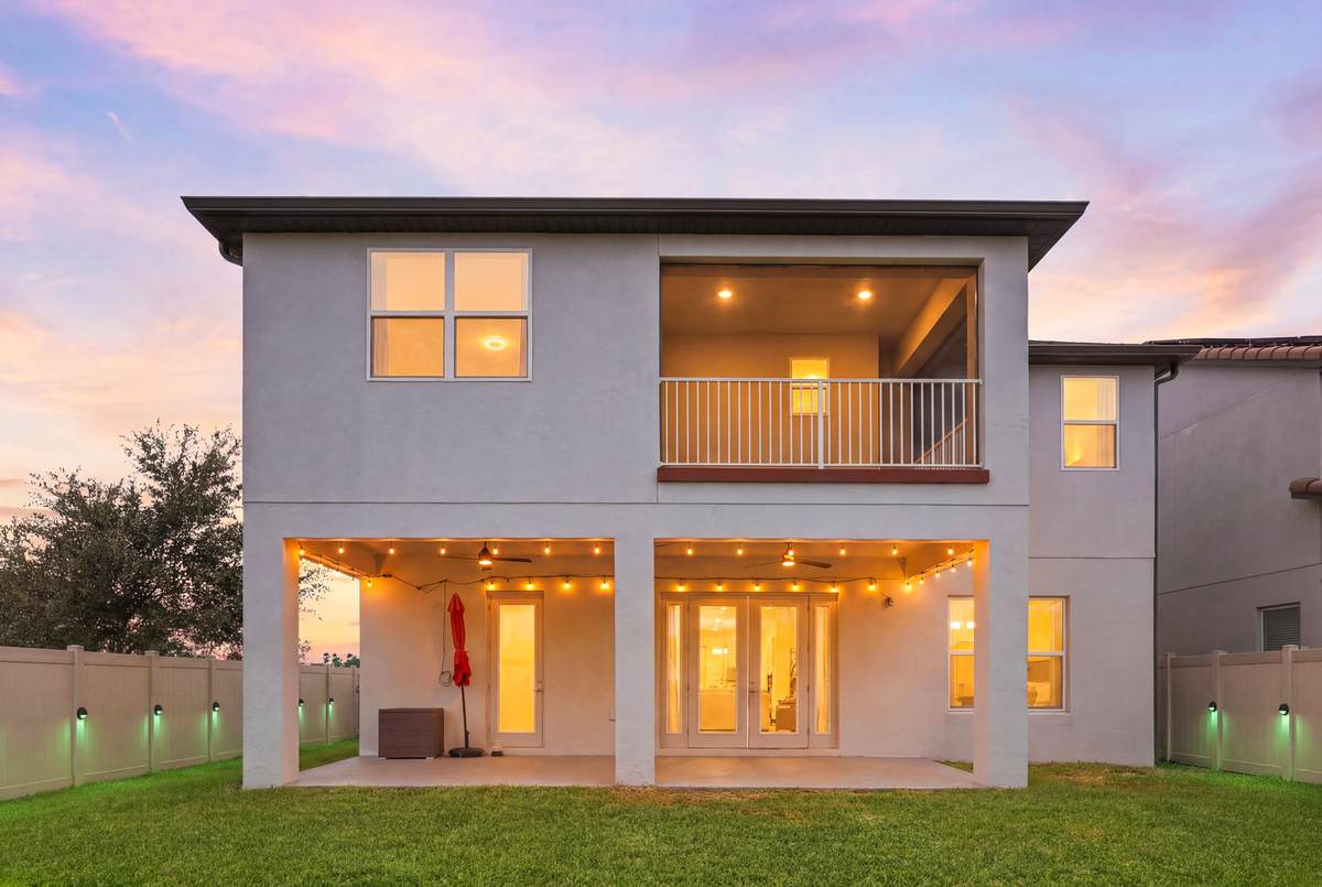 Virtual twilight image designed to create a stronger first impression for the listing.