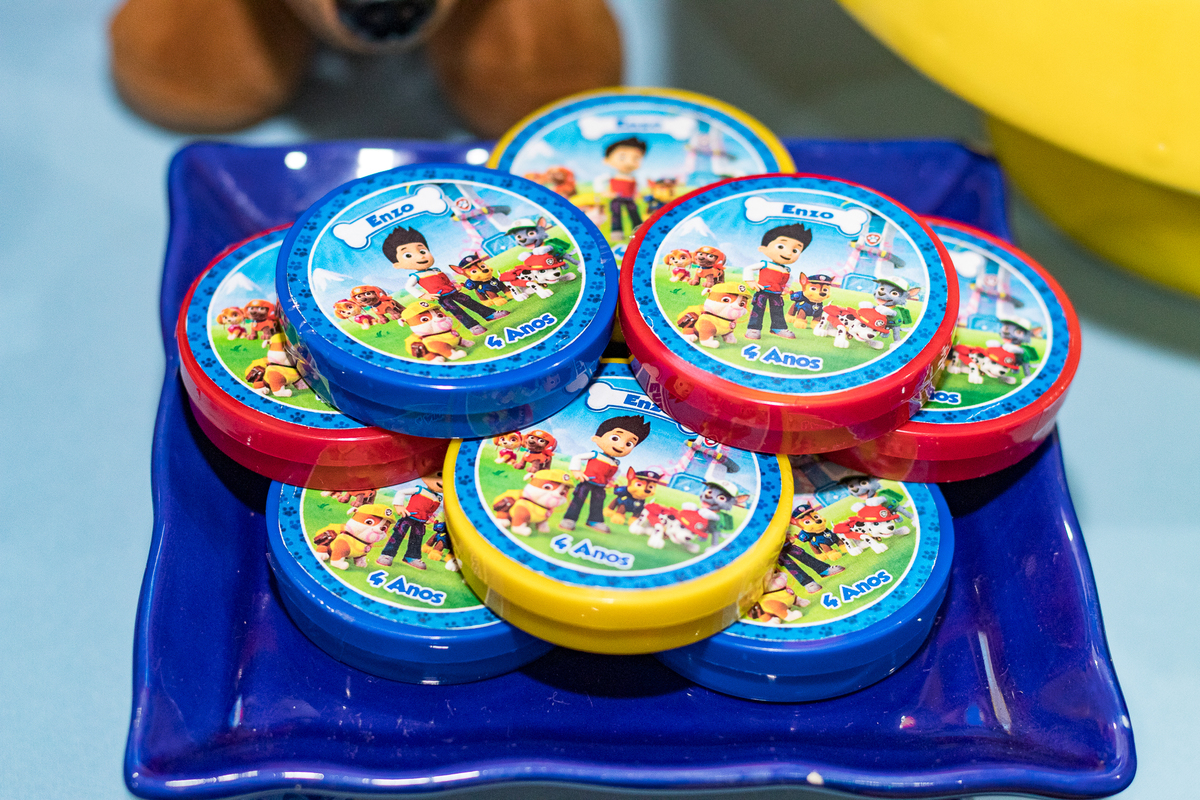 Fotografia de detalhes dos doces.