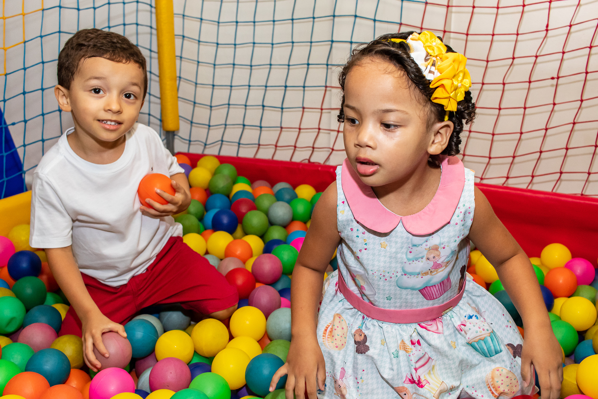 Piscina de bolinhas.