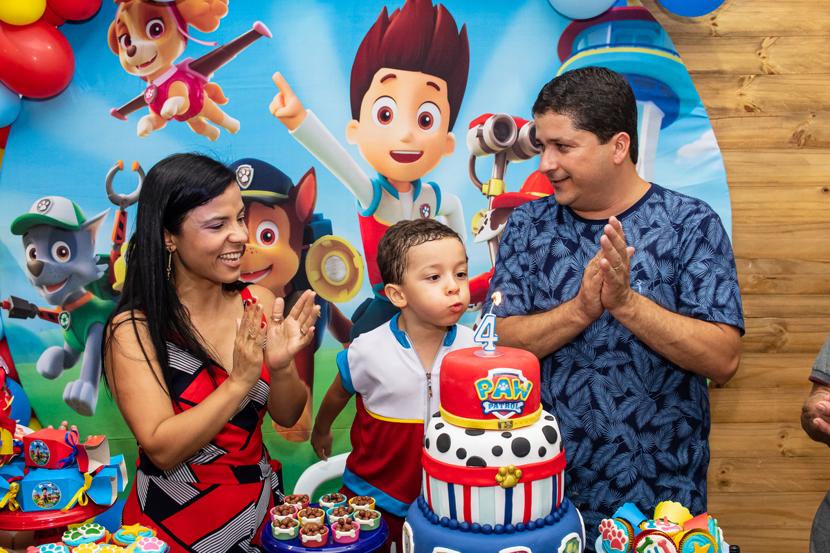 Foto da hora do parabéns!