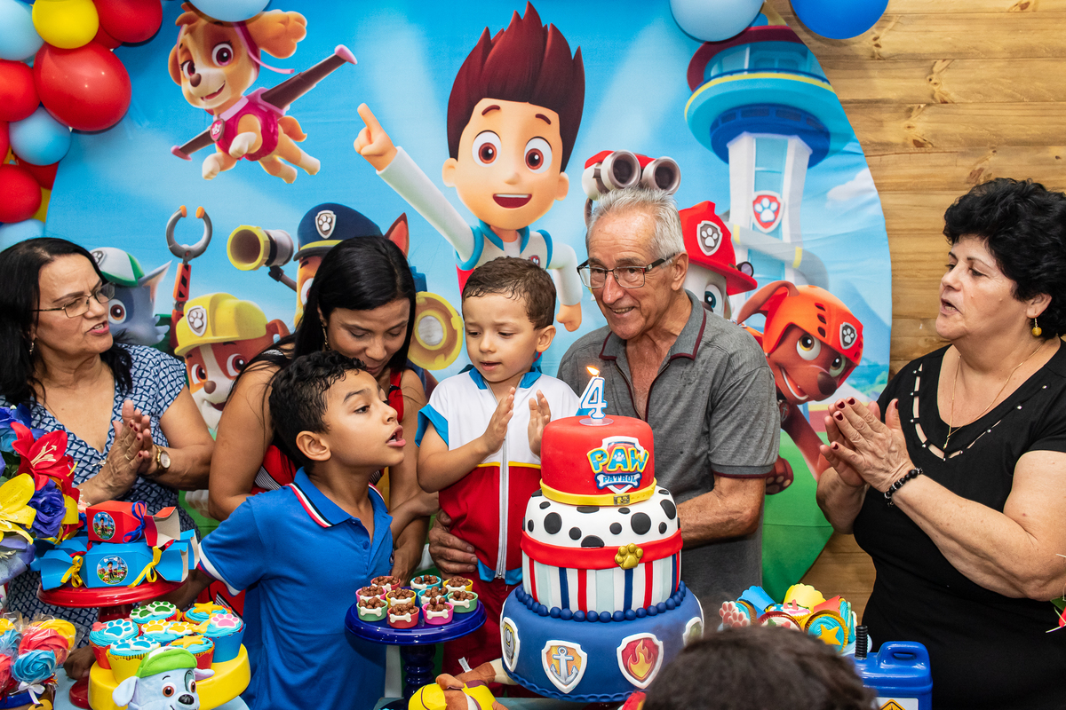 Foto da hora do parabéns!