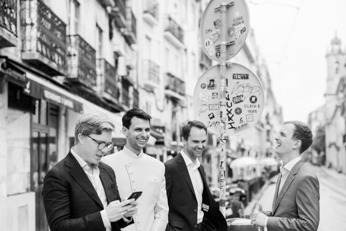 groom in Lisbon