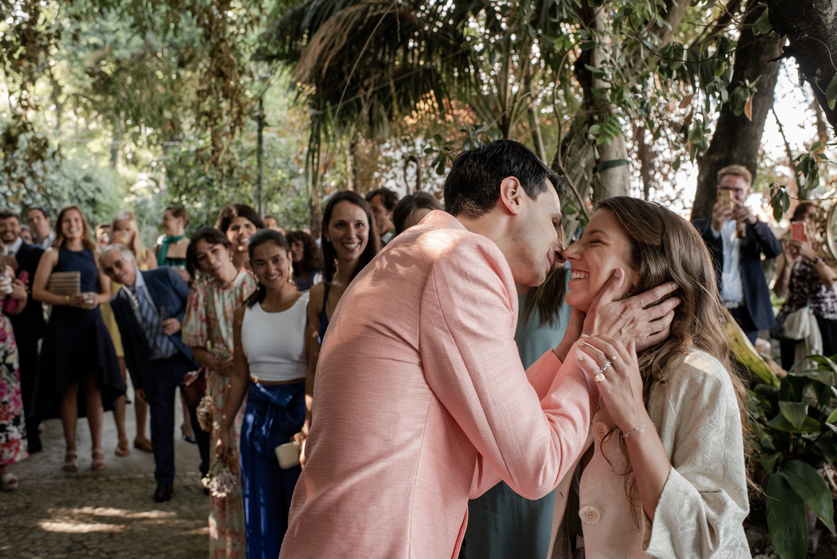 casamento perto da natureza
