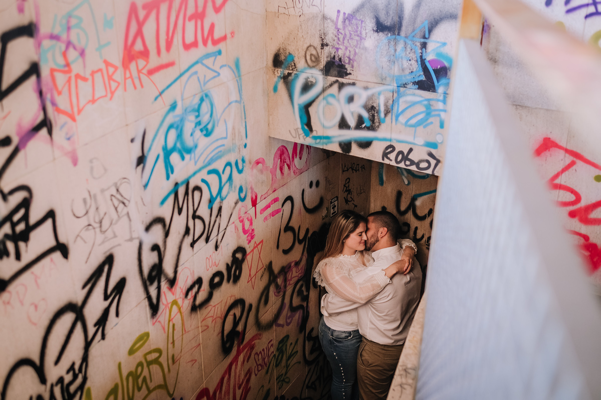 Sessão Noivado Panorâmico de Monsanto