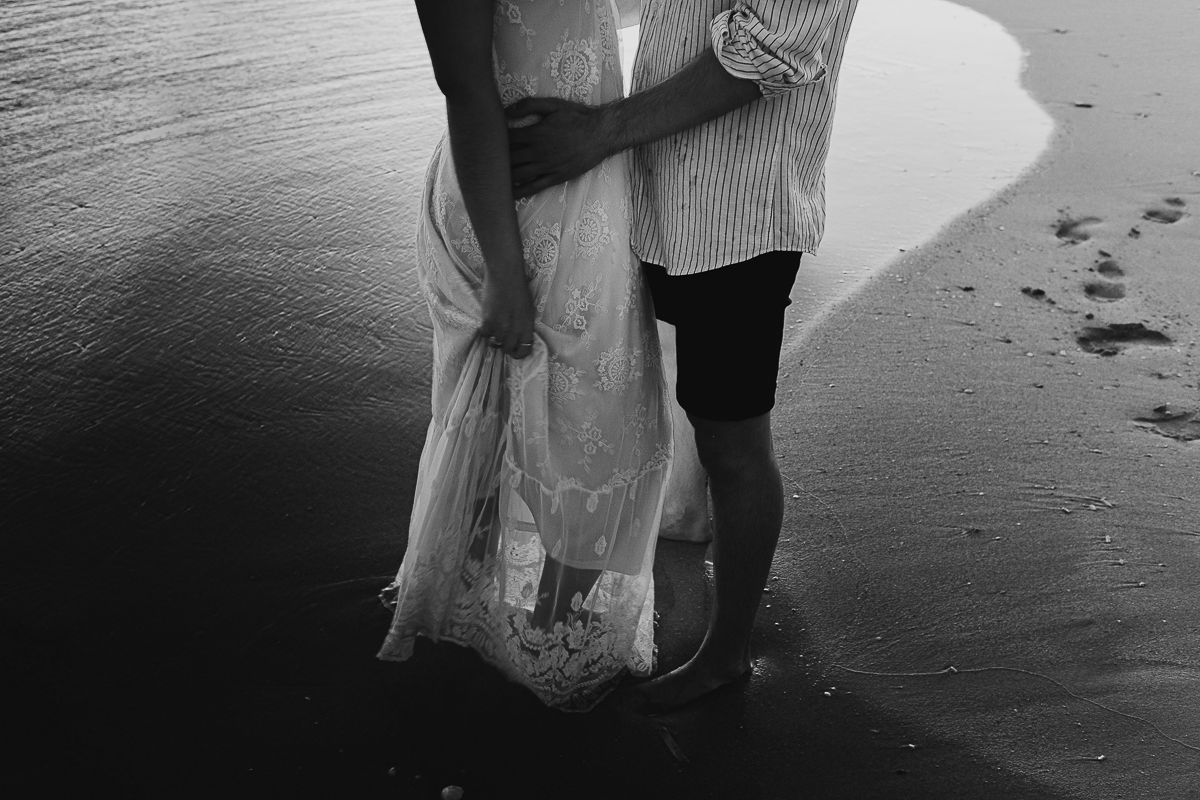 Sessão de Noivado na Praia