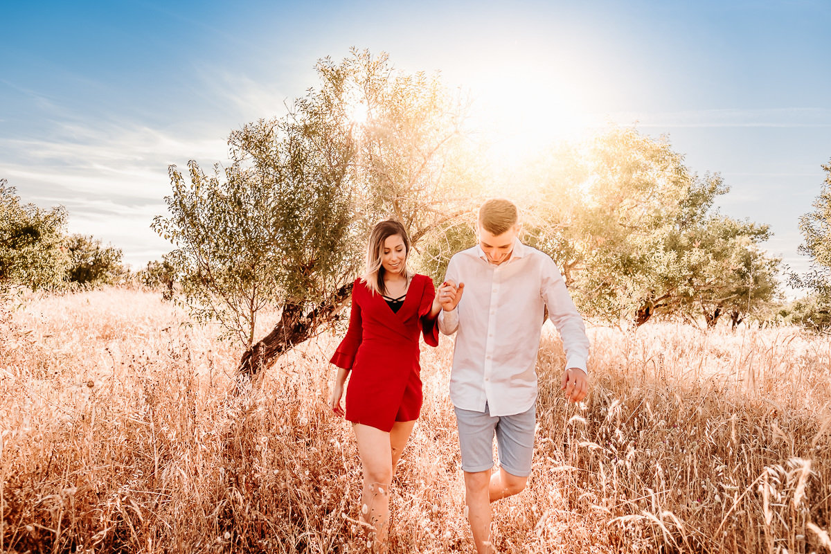 Sessão de Namoro no Campo