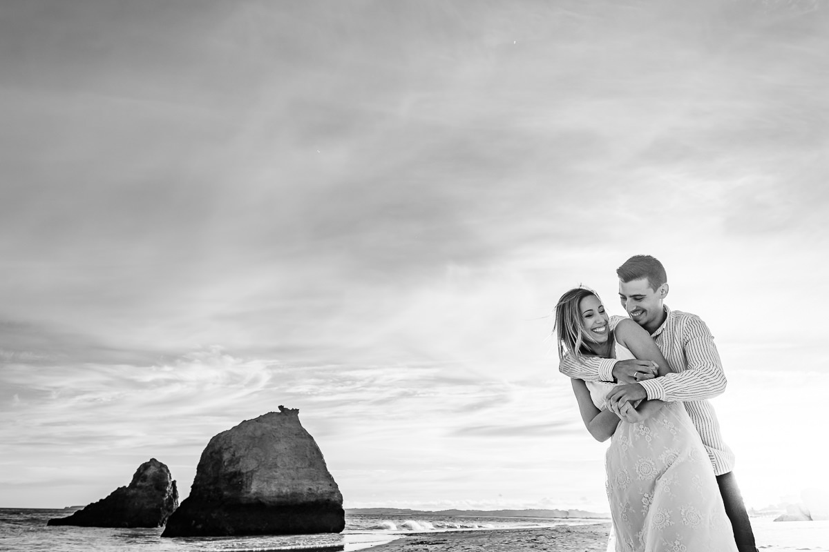 Sessão de Noivado na Praia