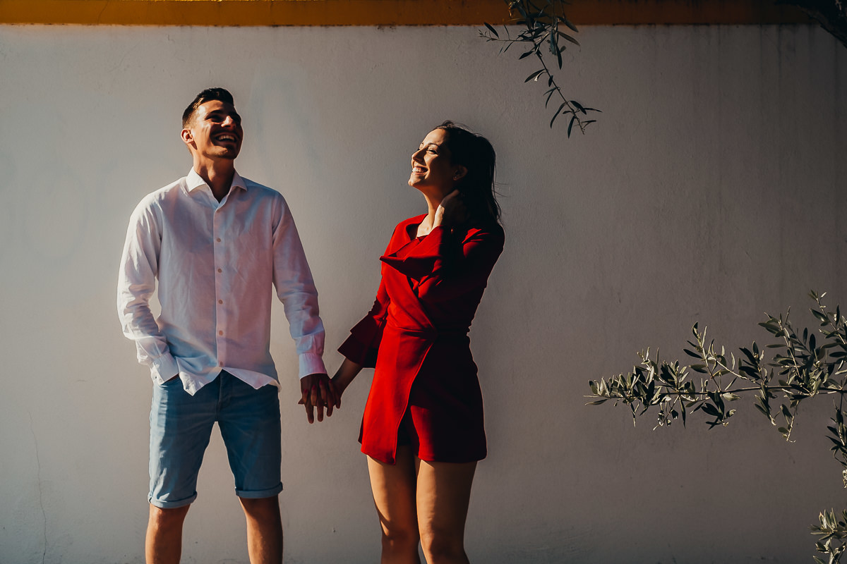 Sessão de Noivado descontraída