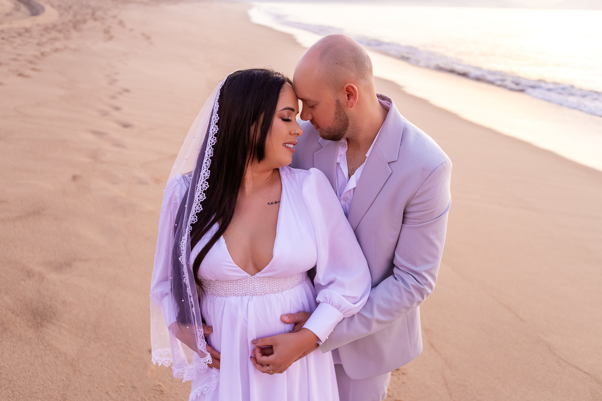 Wedding na praia - Pré-Wedding em Caraguatatuba - Praia da Lagoa Azul - Wedding Daniela e Lucas