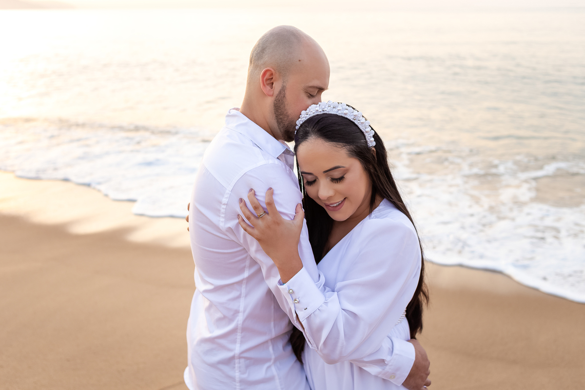 Wedding na praia - Pré-Wedding em Caraguatatuba - Praia da Lagoa Azul - Wedding Daniela e Lucas