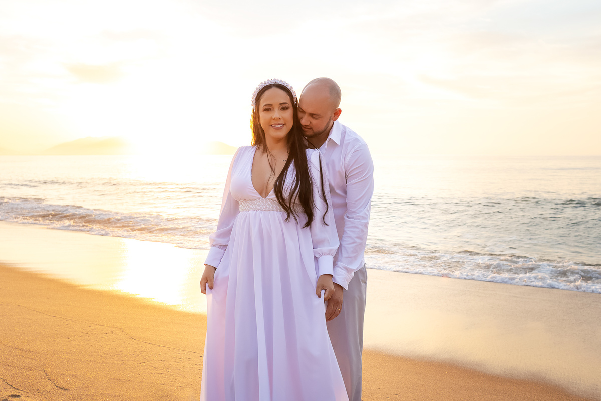Wedding na praia - Pré-Wedding em Caraguatatuba - Praia da Lagoa Azul - Wedding Daniela e Lucas