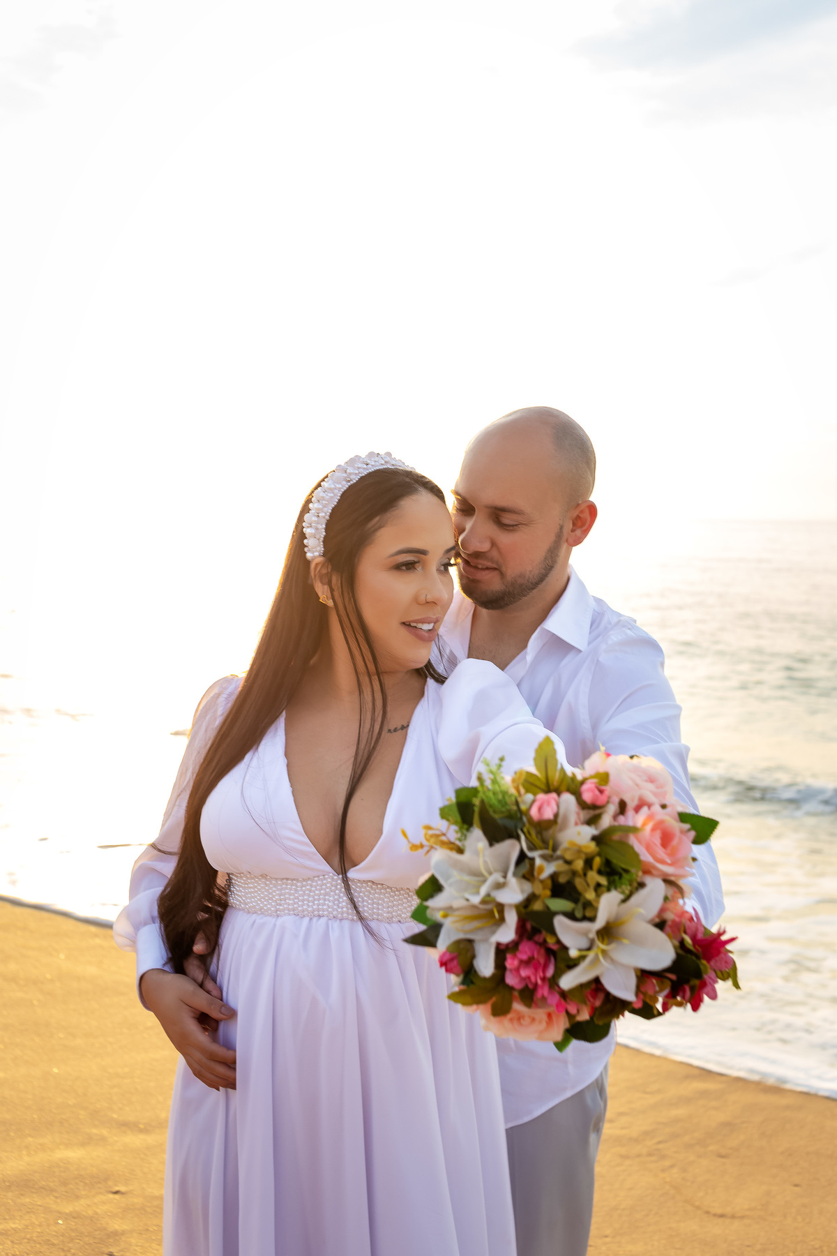 Wedding na praia - Pré-Wedding em Caraguatatuba - Praia da Lagoa Azul - Wedding Daniela e Lucas