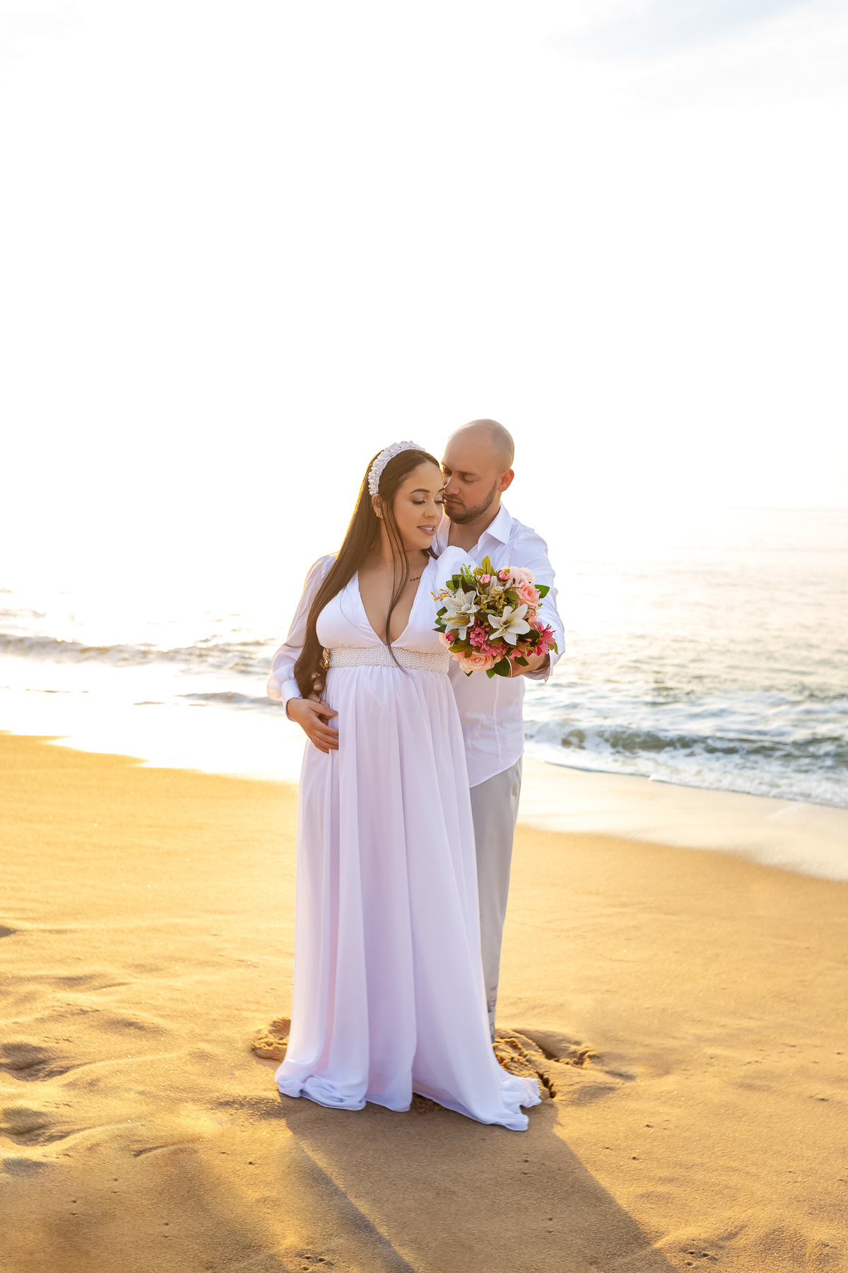 Wedding na praia - Pré-Wedding em Caraguatatuba - Praia da Lagoa Azul - Wedding Daniela e Lucas