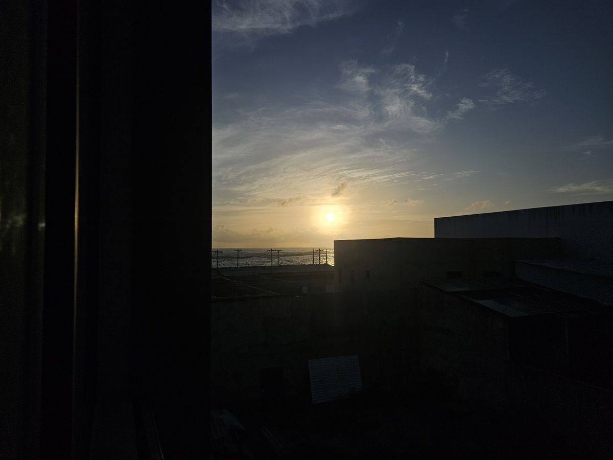 VISTA PARA O MAR DIRETO DA JANELA DO HOTEL ARACAJU SUITES