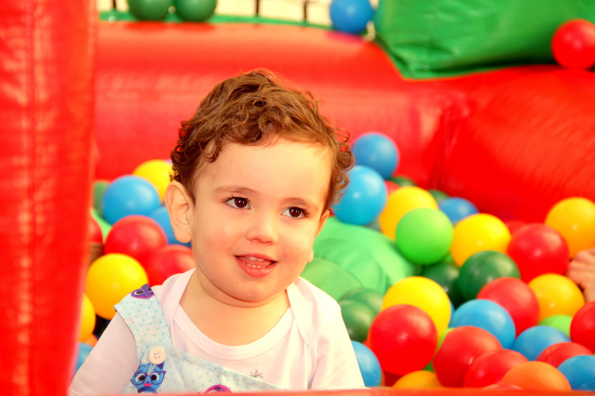 aniversario de criança - aniversario infantil - bolofofo - 2 anos - foto de aniversário =- piscina de bolinha 