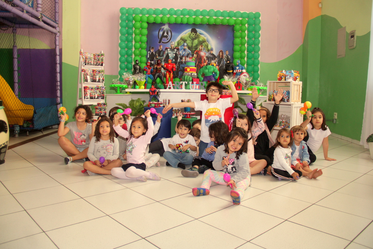 vingadores - festa de crianças - festa em buffet - homem de ferro - capitaão america