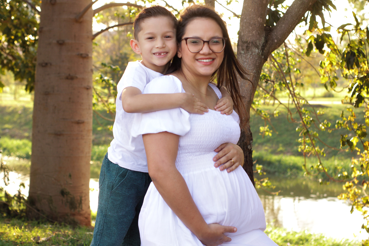 parque das águas - sorocaba - são paulo - mãe de menino - mãe de menina - foto de família - ensaio de gestante externo 
