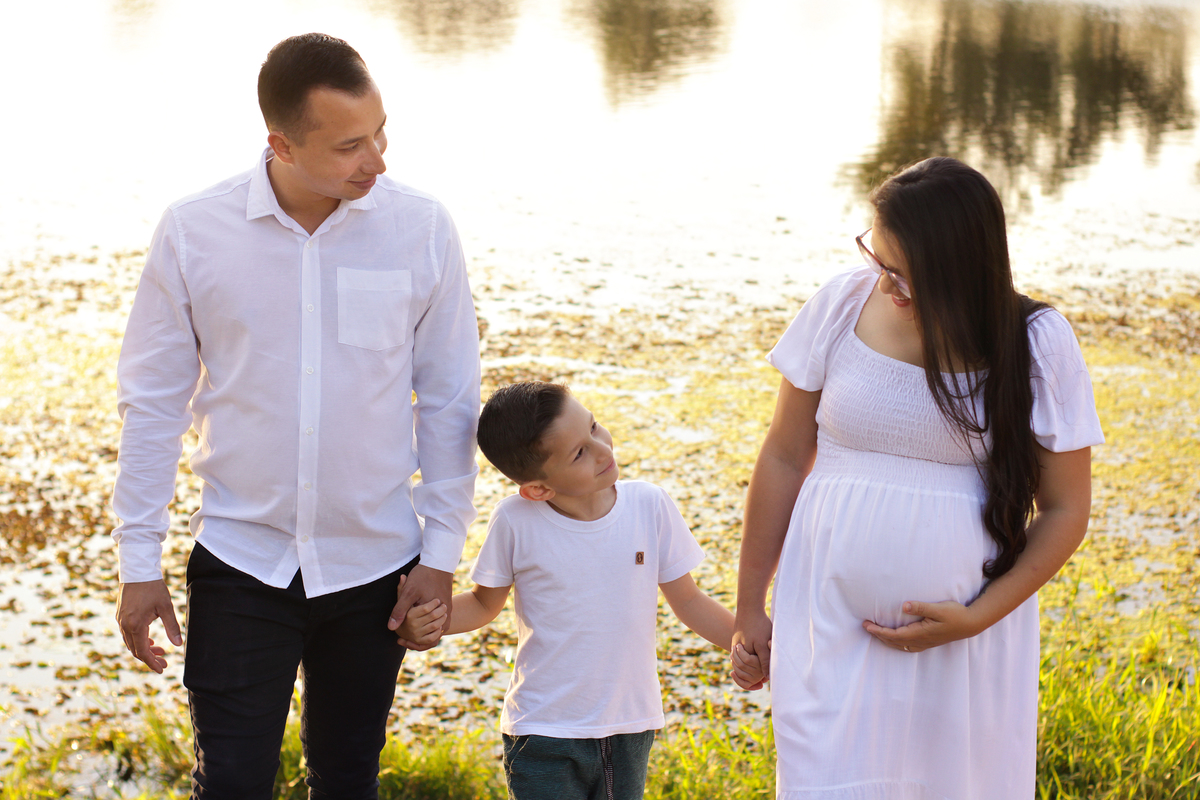 parque das águas - sorocaba - são paulo - mãe de menino - mãe de menina - foto de família - ensaio de gestante externo 