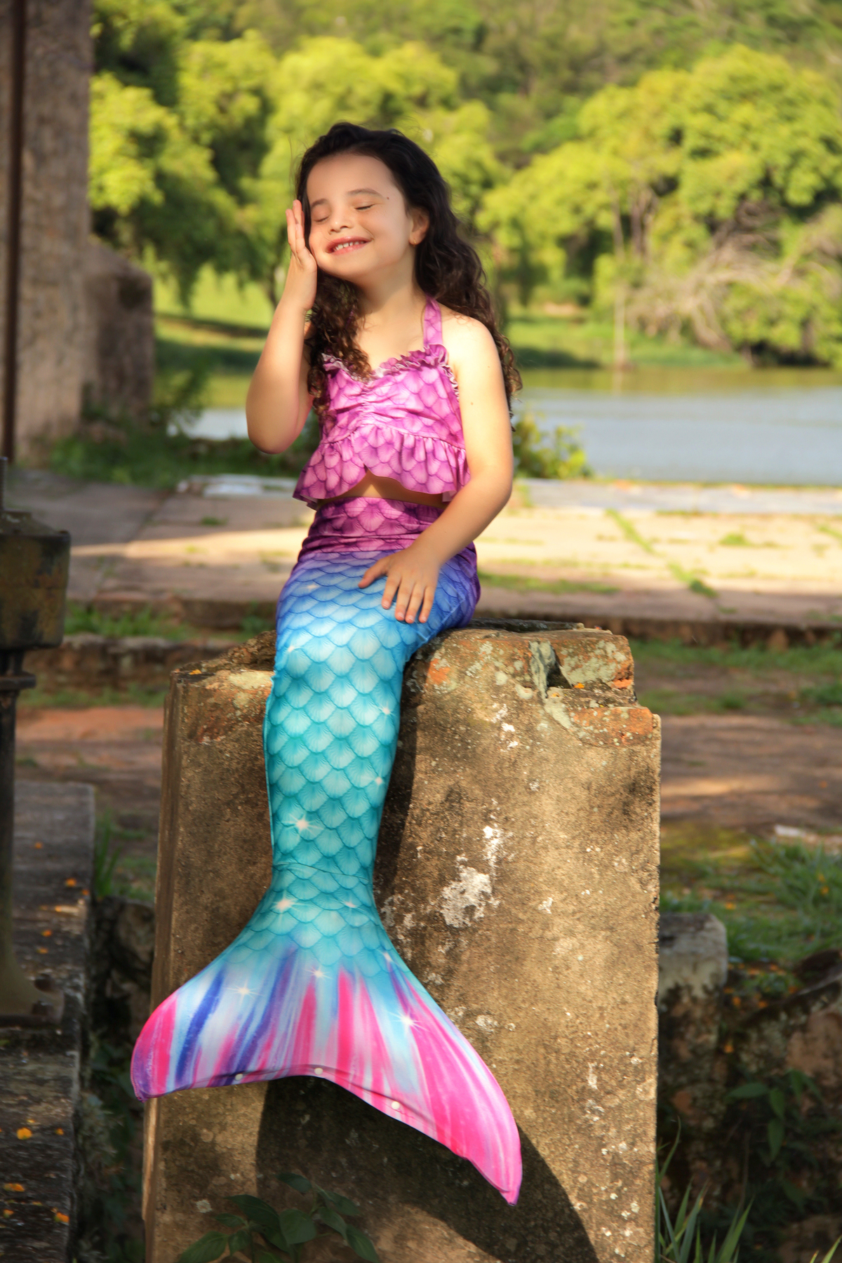 fotografia de criança - foto de criança - foto de aniversário - fotografia de aniversário - fazenda ipanema - iperó - sorocaba - são paulo =- pequena sereia - fundo do mar 