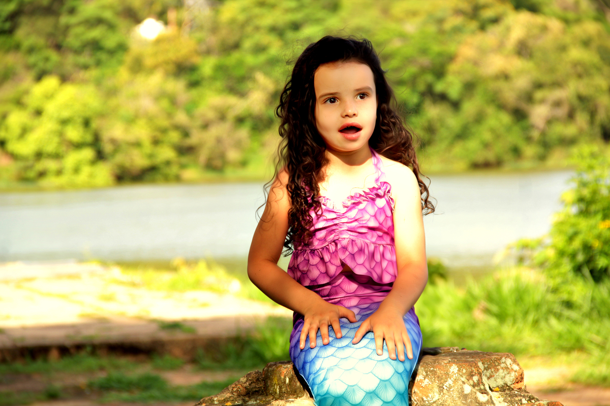 fotografia de criança - foto de criança - foto de aniversário - fotografia de aniversário - fazenda ipanema - iperó - sorocaba - são paulo =- pequena sereia - fundo do mar 