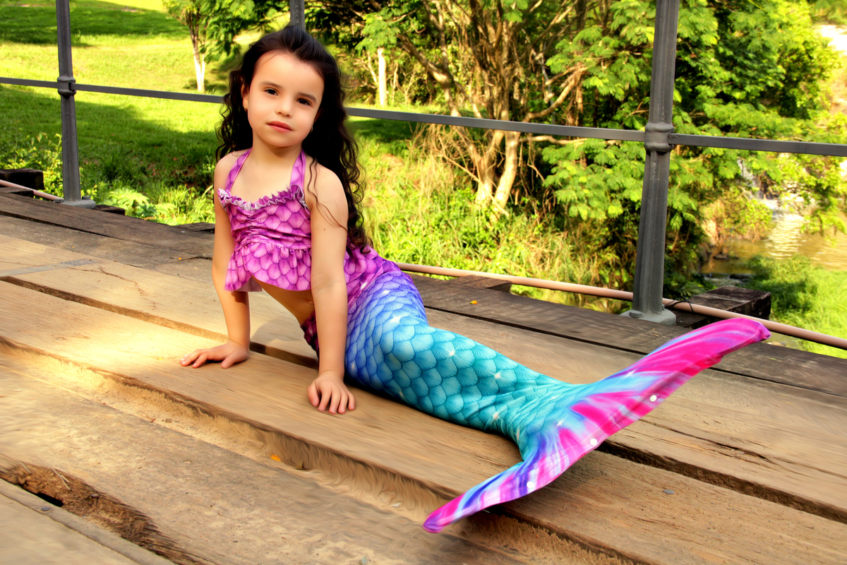 fotografia de criança - foto de criança - foto de aniversário - fotografia de aniversário - fazenda ipanema - iperó - sorocaba - são paulo =- pequena sereia - fundo do mar 