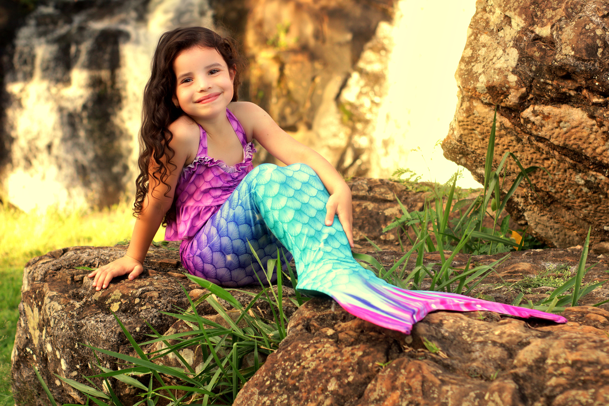 fotografia de criança - foto de criança - foto de aniversário - fotografia de aniversário - fazenda ipanema - iperó - sorocaba - são paulo =- pequena sereia - fundo do mar 