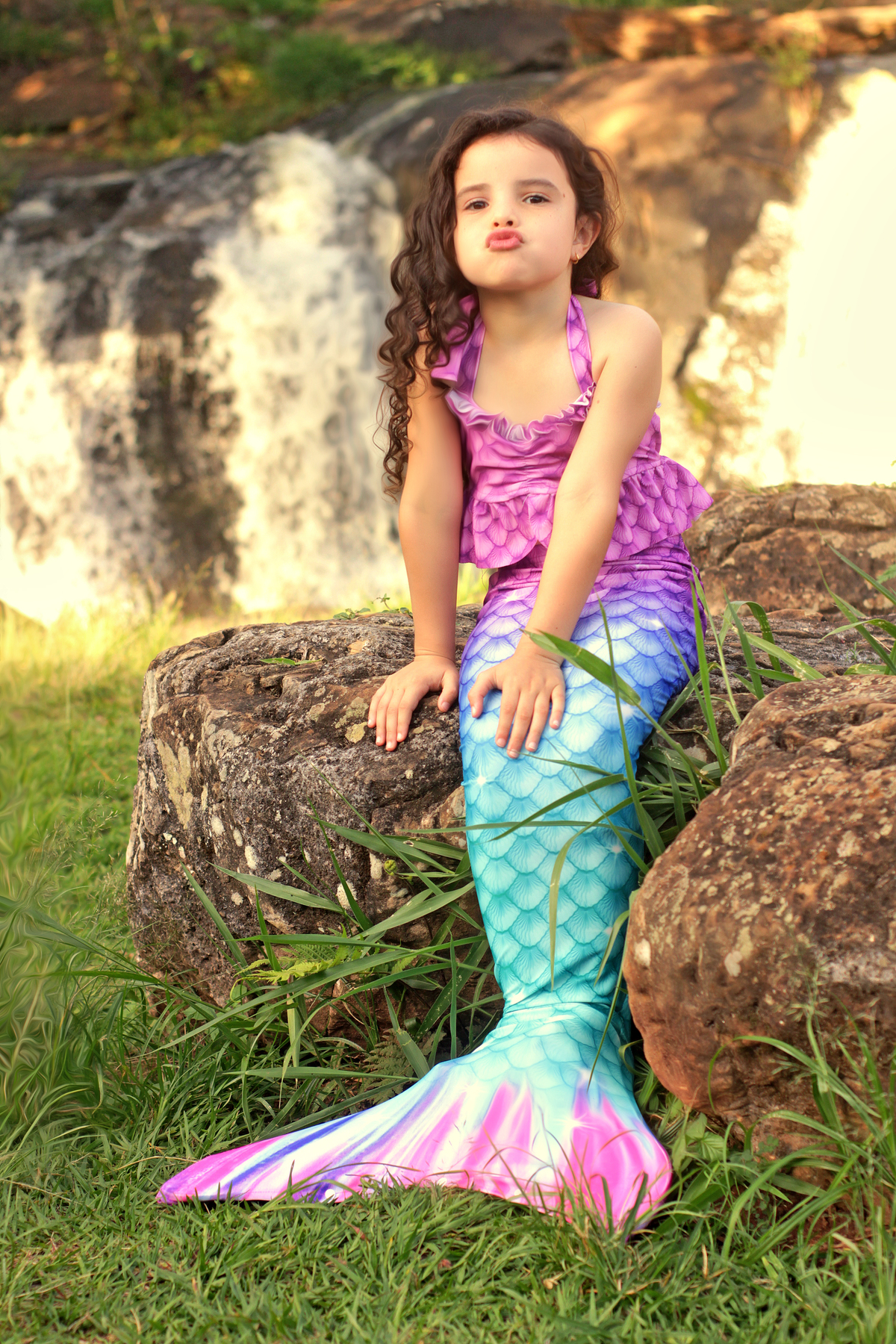 fotografia de criança - foto de criança - foto de aniversário - fotografia de aniversário - fazenda ipanema - iperó - sorocaba - são paulo =- pequena sereia - fundo do mar 