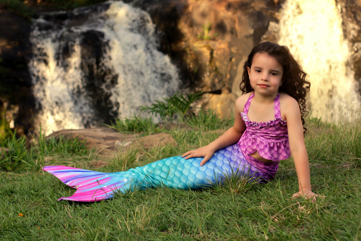 fotografia de criança - foto de criança - foto de aniversário - fotografia de aniversário - fazenda ipanema - iperó - sorocaba - são paulo =- pequena sereia - fundo do mar 